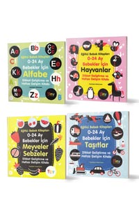 0 - 24 Ay Bebek Kitapları Seti - 4 Kitap - Thumbnail