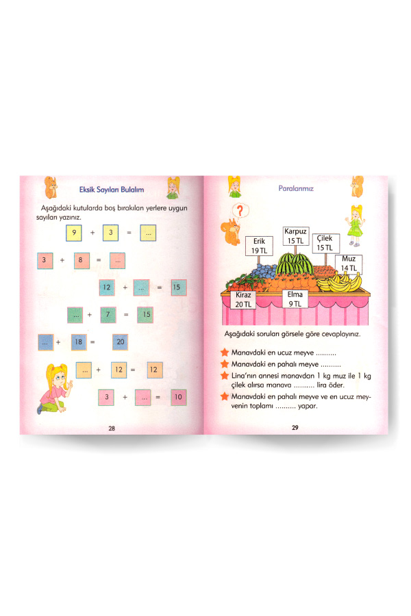 1.Sınıf Hikayelerle Matematik Etkinlikleri - 10 Kitap
