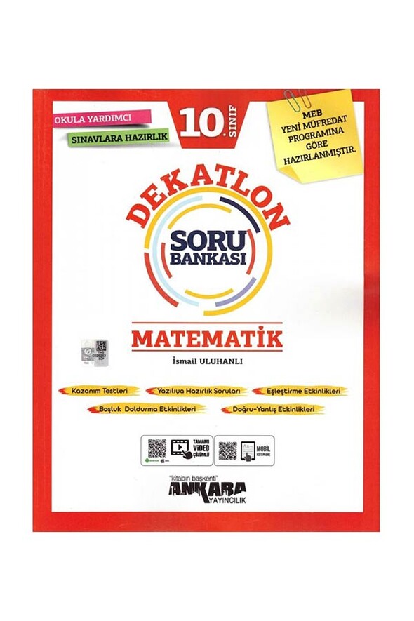 10. Sınıf Matematik Dekatlon Soru Bankası Ankara Yayıncılık