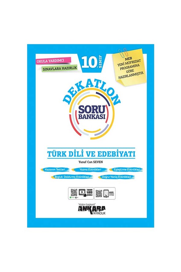 10. Sınıf Türk Dili ve Edebiyatı Dekatlon Soru Bankası Ankara Yayıncılık