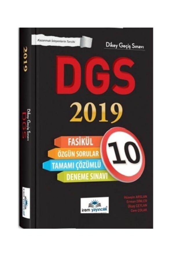 2019 DGS Tamamı Çözümlü 10 Fasikül Deneme İrem Yayıncılık
