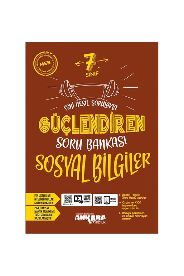 7. Sınıf Güçlendiren Sosyal Bilgiler Soru Bankası Ankara Yayıncılık