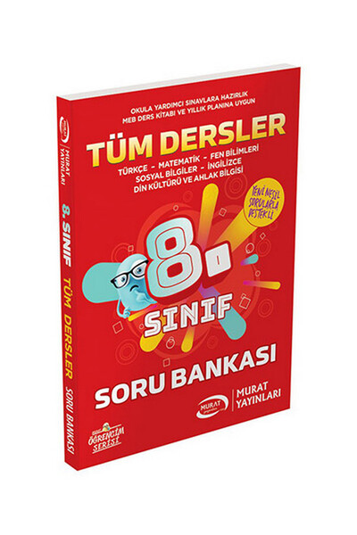 8. Sınıf Tüm Dersler Soru Bankası - Murat Yayınları