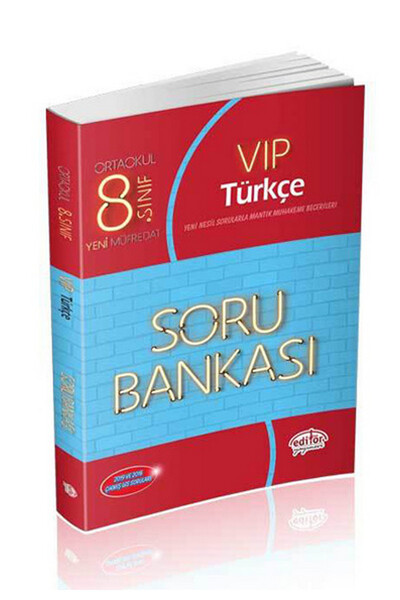 8. Sınıf VIP Türkçe Soru Bankası - Editör Yayınevi