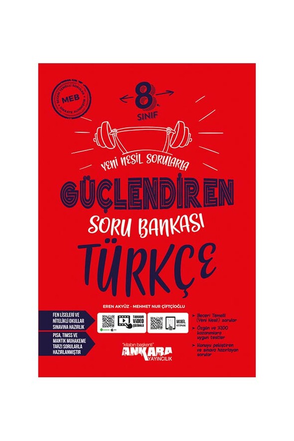 8.Sınıf Güçlendiren Türkçe Soru Bankası Ankara Yayıncılık