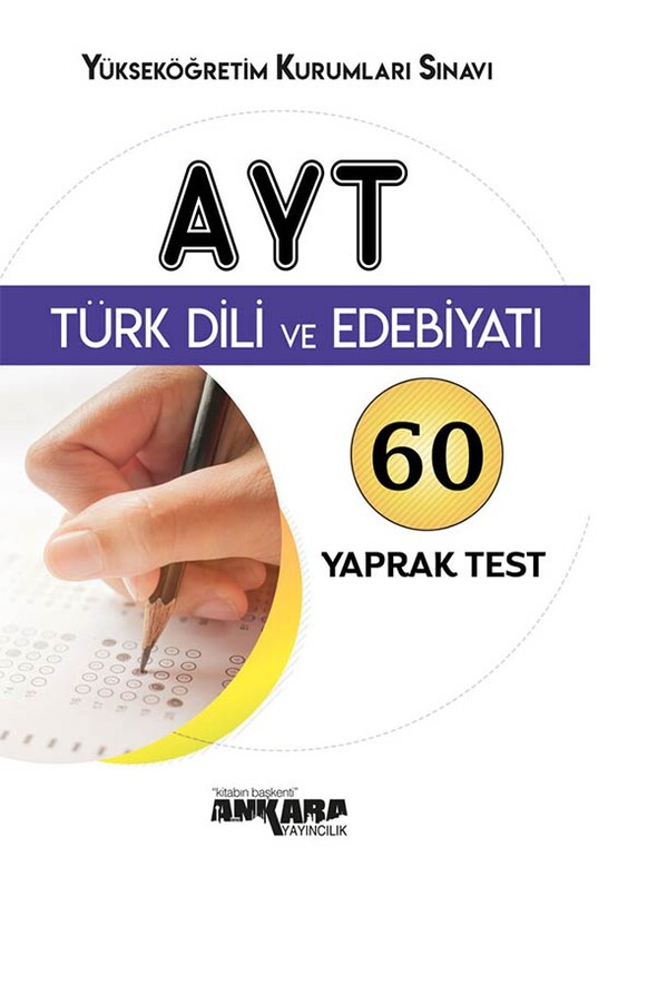 AYT Türk Dili ve Edebiyatı 60 Yaprak Test Ankara Yayıncılık