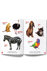 Benim Renkli Kitaplarım Hayvanlar - Parıltı Yayınları - Thumbnail