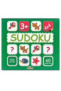 Çocuklar İçin Sudoku - Yeşil Kitap - Thumbnail