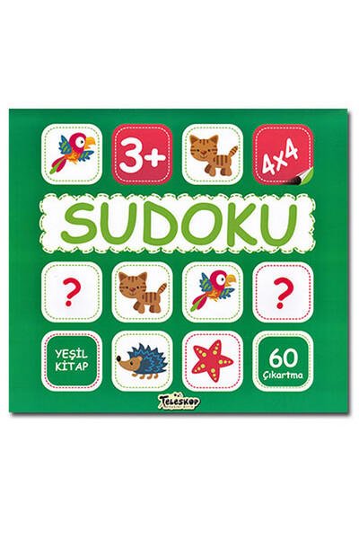Çocuklar İçin Sudoku - Yeşil Kitap
