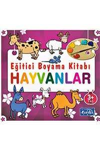 Eğitici Boyama Kitabı - Hayvanlar - Parıltı Yayınları - Thumbnail