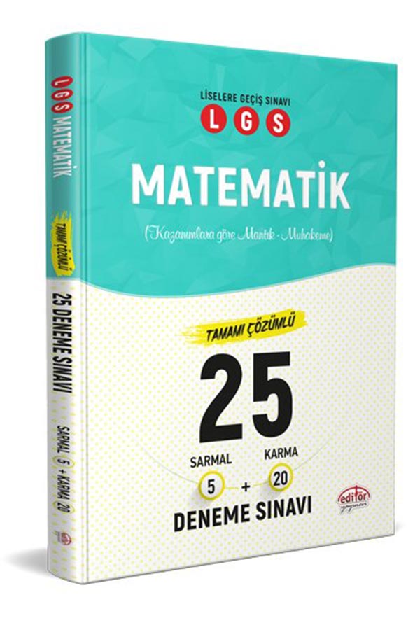 LGS Matematik (5 Sarmal 20 Karma ) 25 Deneme Sınavı