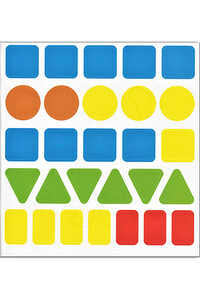 Mini Aktiviteler İlk Renkler ve Şekiller Seti - 4 Kitap - Thumbnail