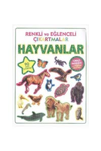 Renkli ve Eğlenceli Çıkartmalar Hayvanlar (Poster Hediyeli) - Parıltı Yayınları - Thumbnail