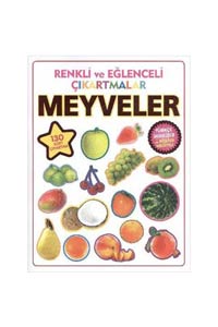 Renkli ve Eğlenceli Çıkartmalar Meyveler (Poster Hediyeli) - Parıltı Yayınları - Thumbnail