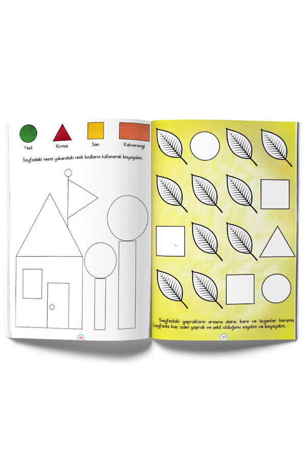 Şirin ve Eğitici Renkler - Şekiller - Parıltı Yayınları